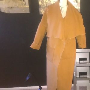 Camel color Warm Fall Coat size Large outerwear